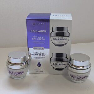 Clear Beauty Collagen Anti-Aging Day & Night Cream Duo Pack 2x50ml | Made in Kor